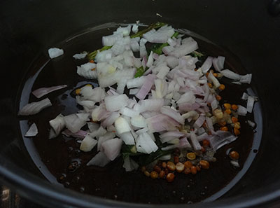 onion for siridhanya mosaranna or curd rice