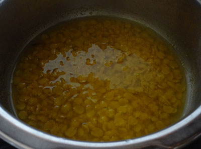 toor dal for sorekai sambar or bottle gourd sambar