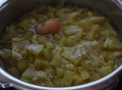 jaggery for sorekai sambar or bottle gourd sambar