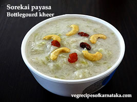 sorekai payasa recipe