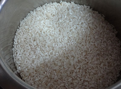 rinsed rice for southe pundi or unde kadubu
