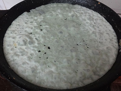 making cucumber neer dosa or southekayi neer dose