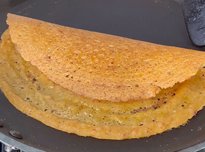cooked thapale or togari bele dose or toor dal dosa recipe