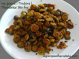 thondekai masala stir fry