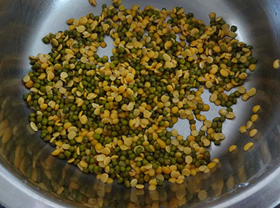 toor dal and green gram for upsaaru