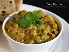 veg kurma recipe