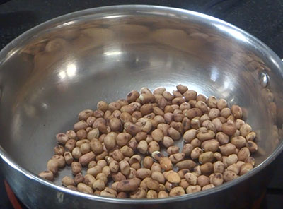 roasted peanut for 2 ingredient laddu or shenga or kadalekai unde