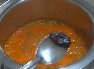 tamarind for simple tomato rasam or saru