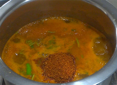 rasam powder for simple tomato rasam or saru