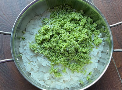 ground masala for masale avalakki or masala poha recipe