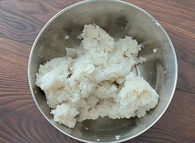 boiling water for avalakki sandige recipe or poha papad