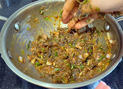badanekayi gojju or brinjal curry recipe
