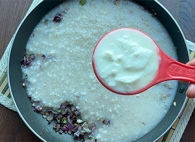 curd for barley ganji or ambli or porridge recipe