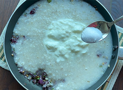 salt for barley ganji or ambli or porridge recipe