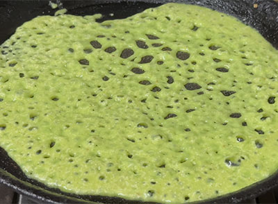 pan for batani or green peas dosa recipe