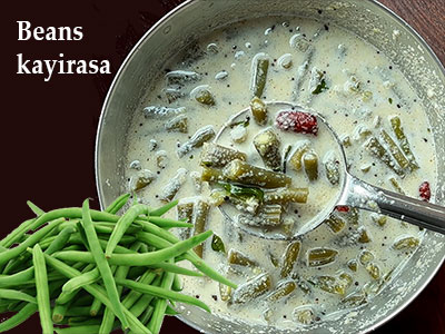 beans kayirasa recipe