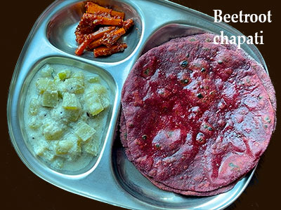 beetroot chapati recipe
