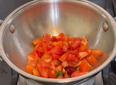 tomato for bele tovve or thove recipe