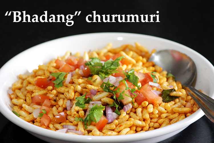bhadang churumuri or mandakki recipe or spicy kadlepuri