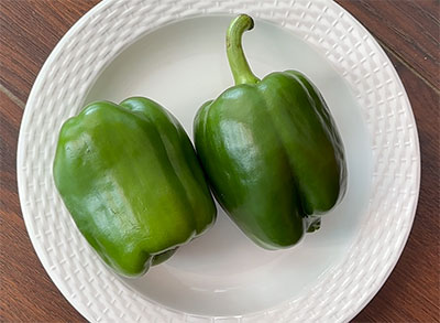 capsicum for dappa menasu mosaru sasive or capsicum raita