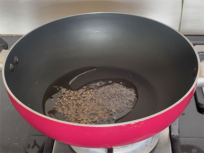tempering for chakoli or bele kadubu recipe
