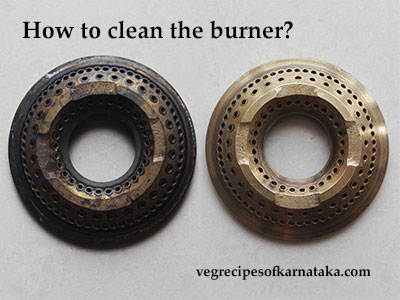 how to clean burner