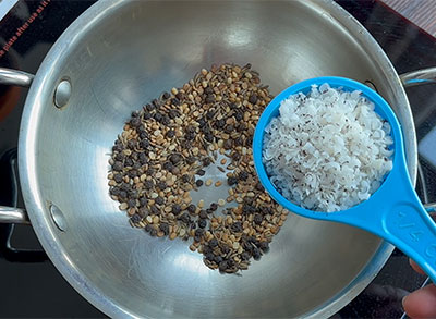 spices for haalu menasina saaru or milk pepper rasam