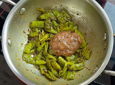 tamarind for Ingu menasu recipe or green chilli side dish