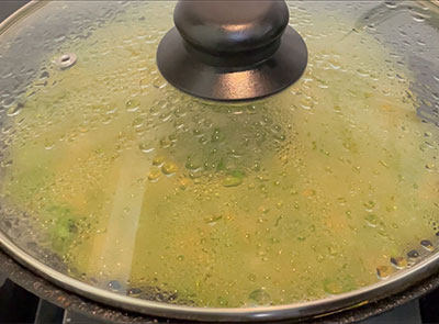 cooking menthe soppu dose or methi leaves dosa