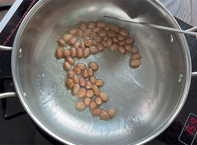 peanuts for jeerige chitranna recipe or cumin rice recipe