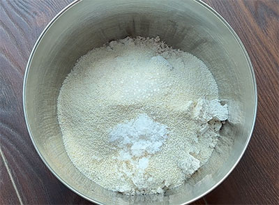 jowar flour and rava for instant jowar paddu or jolada paddu