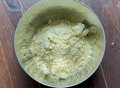 gram flour for kara boondi or khara boondhi mixture