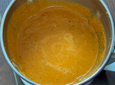 masala paste for kootu or mixed veg sambar recipe