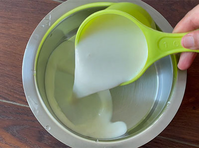 buttermilk for majjige uppittu or buttermilk upma