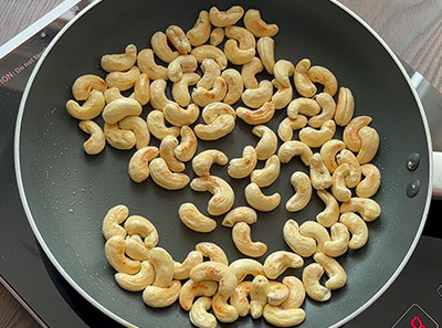 spices for masala cashew or roasted kaju recipe