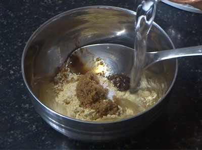 gojju using menthe hittu recipe or menthya chutney powder