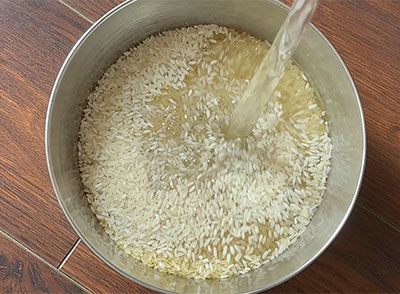 soaking rice for mysore mylari dosa recipe
