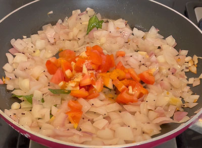 tomato for Eerulli bhaji or onion gojju recipe
