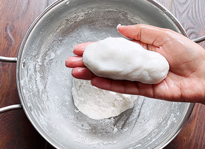 dough for leftover rice ottu shavige recipe