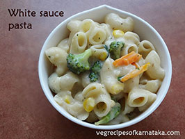 White sauce macaroni pasta recipe