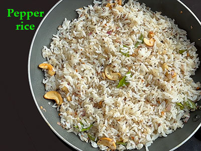 pepper rice recipe