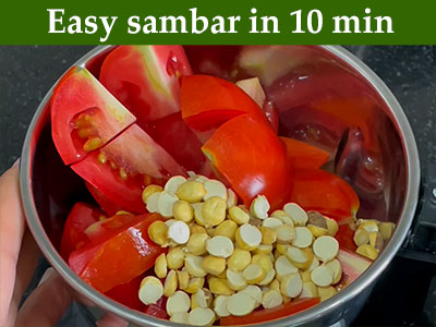 quick sambar recipe
