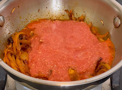 tomato paste for quick onion sambar recipe