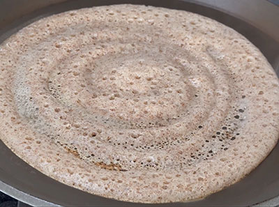 oil for ragi godhi dose or ragi flour wheat flour dosa