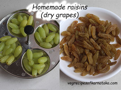 homemade raisins recipe