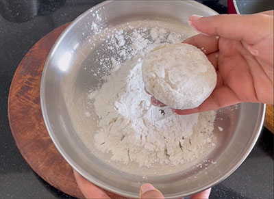 dough for rave rotti or plain rava roti recipe