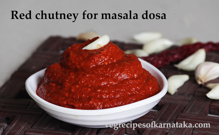 red chutney for masala dosa