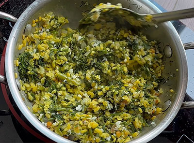 sabsige soppu palya or dill leaves stir fry recipe