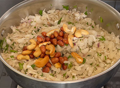 roasted nuts thuppada avalakki recipe or ghee poha recipes